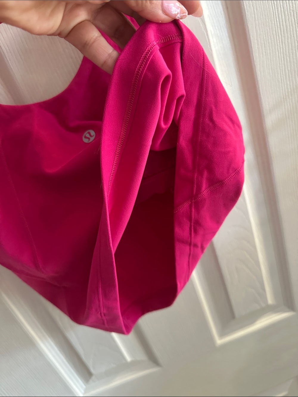 lululemon athletica Women's Pink Active Tank Crop Top - Picture 4 of 4